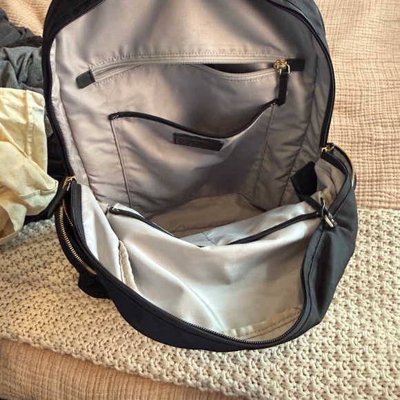 Tumi Black Backpack with Gold Hardware main image 14